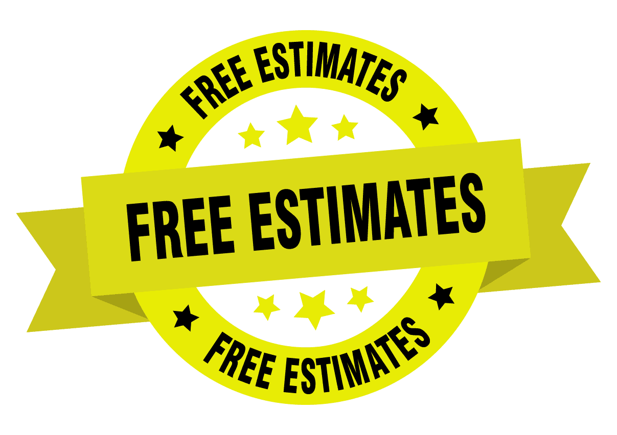 Promotional image highlighting free estimates for plumbing services.